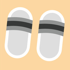 A pair of gray sandals. kids sandals. boys sandals
