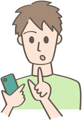 スマホを操作する人