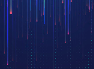 Abstract big data code representation. Modern high-tech data background. Graphic concept for your design