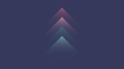 abstract dark background with colorful gradient triangle geometric vector design