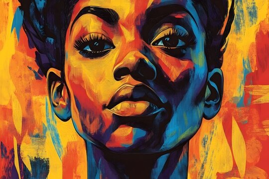 Black history month artwork.