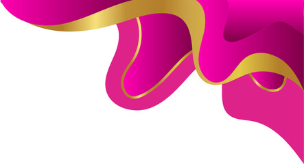 pink blossom thai curve vector for Thai ornament decoration, border design, certificate, or invitation layout