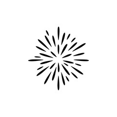Fototapeta premium Firework Burst SVG