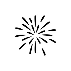 Obraz premium Firework Burst SVG