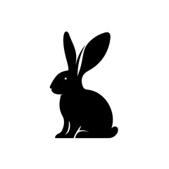 Rabbit silhouette , Rabbit  vector