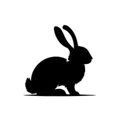 Obraz premium Rabbit silhouette , Rabbit vector