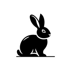 Obraz premium Rabbit silhouette , Rabbit vector