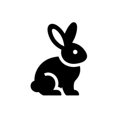 Obraz premium Rabbit silhouette , Rabbit vector