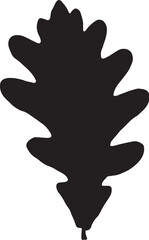 OAK LEAF SILHOUETTE