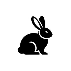 Fototapeta premium Rabbit silhouette , Rabbit vector