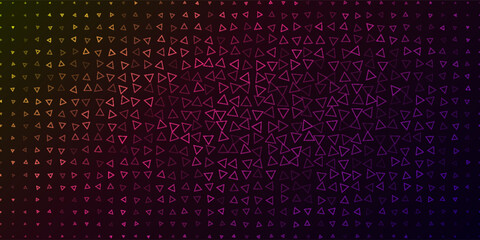 minimalist banner, Neon Triangle Grid Gradient Background. vector EPS 10
