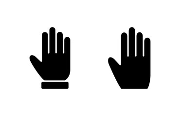 Hand icon vector illustration. hand sign and symbol. hand gesture