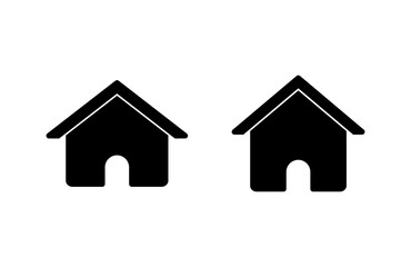 Home icon vector illustration. House sign and symbol