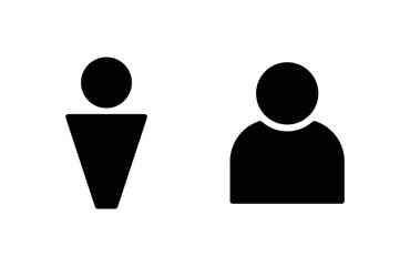 User Icon vector illustration. person sign and symbol. people icon.