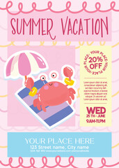 Summer Vacation Flyer