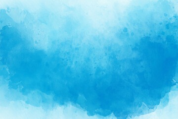 Sea blue watercolor texture background