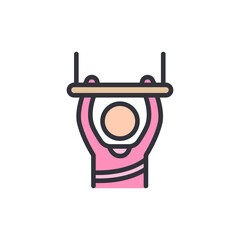 Acrobatic Performance On The Bar In The Circus Transparent Background