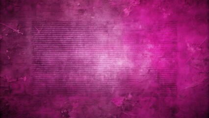 Abstract Magenta Textured Background with Horizontal Lines and Grunge Overlay
