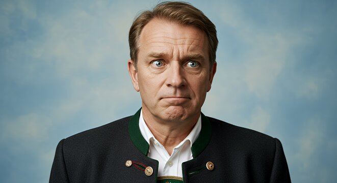 Portrait of a Man with a Pensive Expression