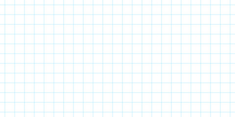 Squared notebook seamless pattern. Blue grid texture. Grid notebook Paper for Composition for School Students, mathematics, Science, Engineering, Journal, Daily Charts, Drawing for Graphing.