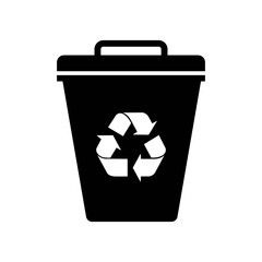 RECYCLE BIN ICON VECTOR
