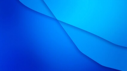 Obraz premium Deep ocean blue abstract background with geometric vector layers, soft paper gloss, and modern minimal layout for business and seminar designs