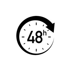 48 hour icon LOGO
