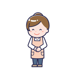 保育士／ななめ／女性 01