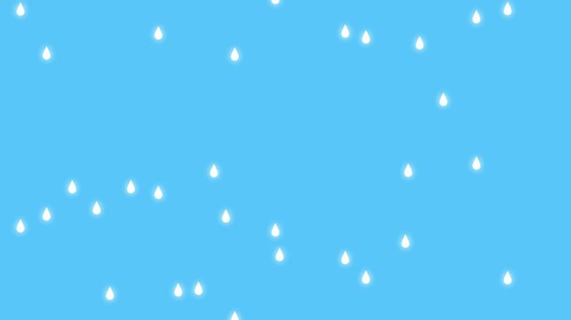 雨のアニメーション　雨002