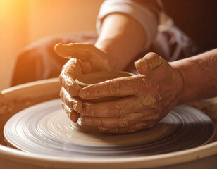 Pottery Artisan Handcraft Work