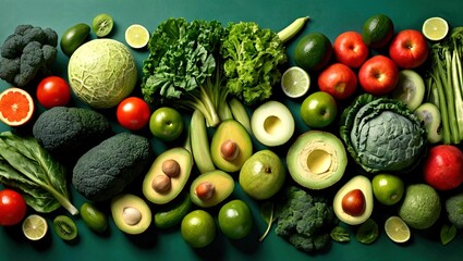 Fresh & Vibrant Veggie & Fruit Arrangement