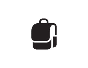School bag, School bag icon. Backpack icon glyph line style.  education icons, Big Backpack - School Bag Vector 