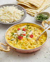 Lentil stew with vegetables 