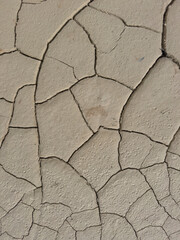 Cracks in dry earth, a powerful symbol of drought and climate change