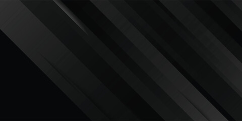 Black abstract background. Elegant dark diagonal shape elements. Modern luxury grey gradient graphic design modern arts