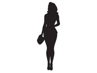 PINUP GIRL SILHOUETTE