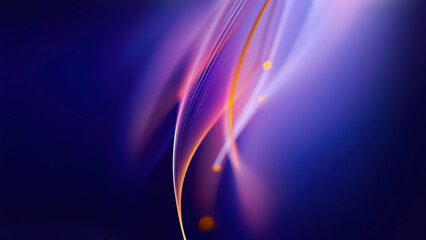 Flowing Shapes and Colors in Abstract Design © BazziBa