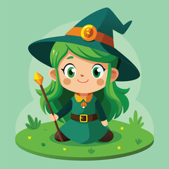 Cheerful Young Cartoon Character Illustration with Cute Design Elements and Bright Colors