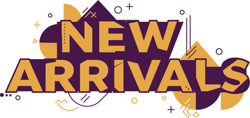 Check out our new arrivals shop now latest trends and styles fashion collection limited time offers sale editable stock vector illustration