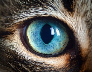 Close-up of a cat's eye