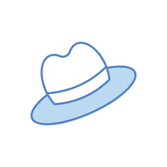 Sun Hat Icon vector stock illustration