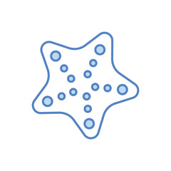 Starfish Icon vector stock illustration
