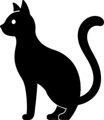black cat silhouette
