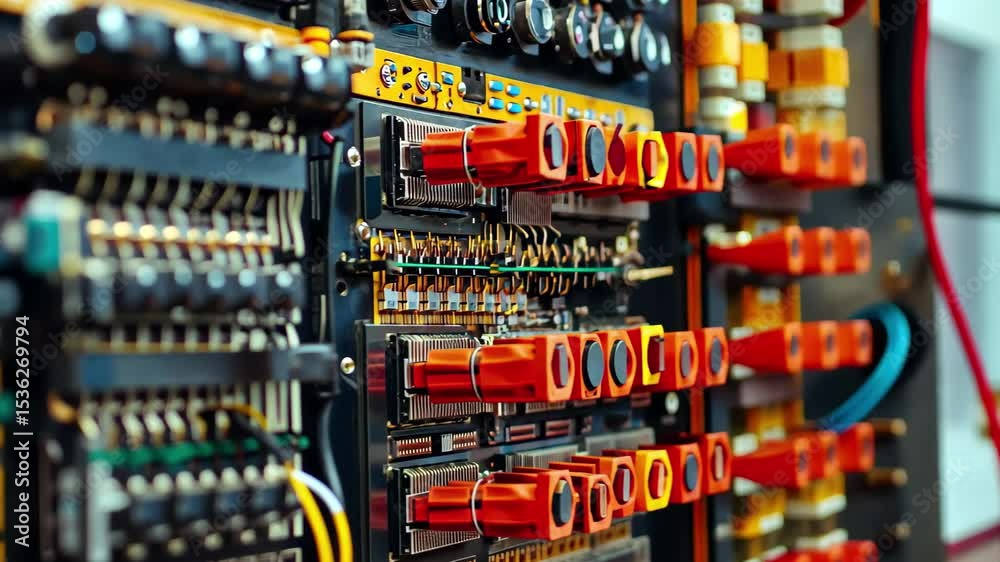 Poster digital code processing system in an advanced technology environment at a research facility, digital