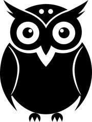 owl on transparent background