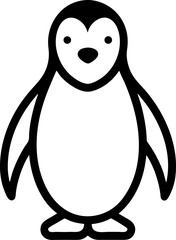 bird vector silhouette penguin