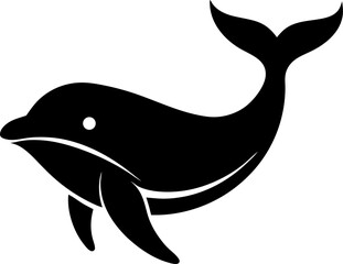 vector illustration of a whale