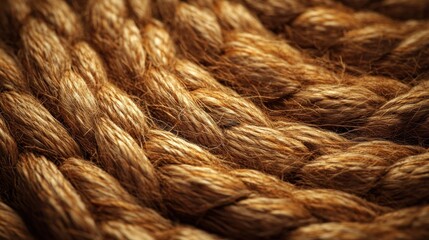 Fototapeta premium Close-up of a coiled rope texture
