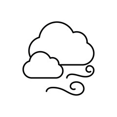 Hot Air Icon vector stock illustration