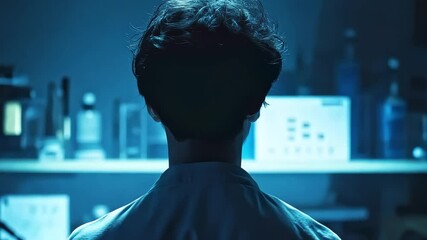 Scientist Working in a Research Laboratory